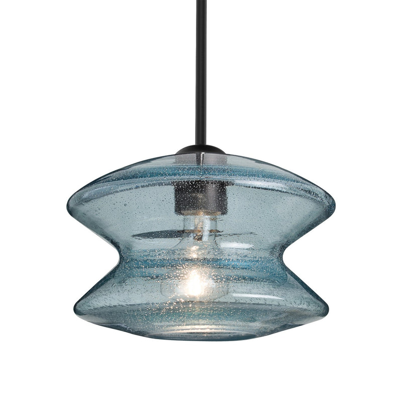 Besa 1TT-ZENBL-BK One Light Pendant, Black