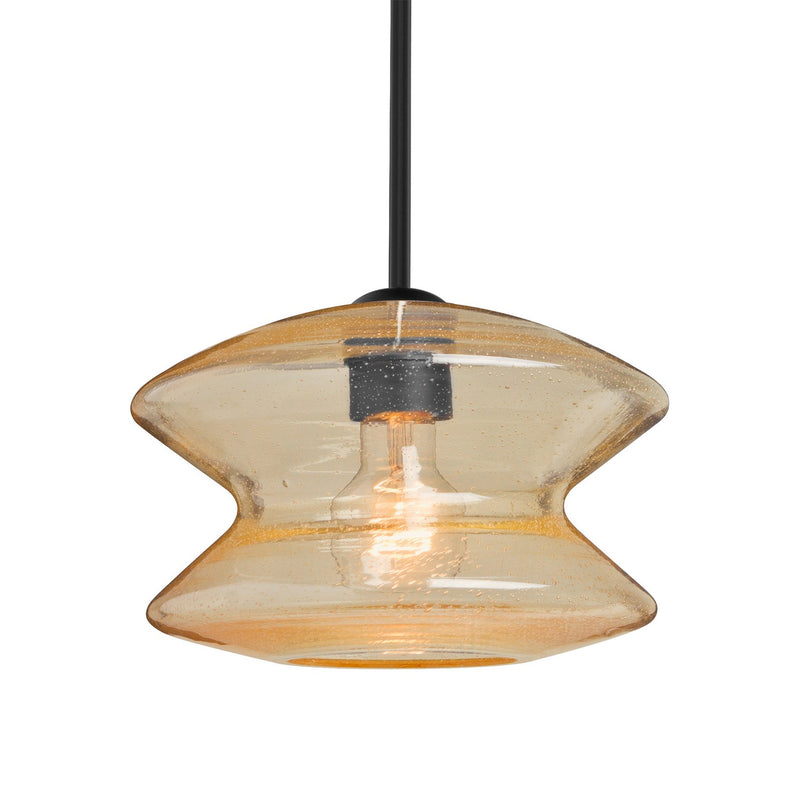 Besa 1TT-ZENGD-BK One Light Pendant, Black