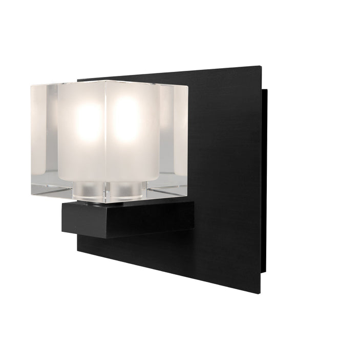 Besa 1WF-BOLOFR-BK One Light Wall Sconce, Black