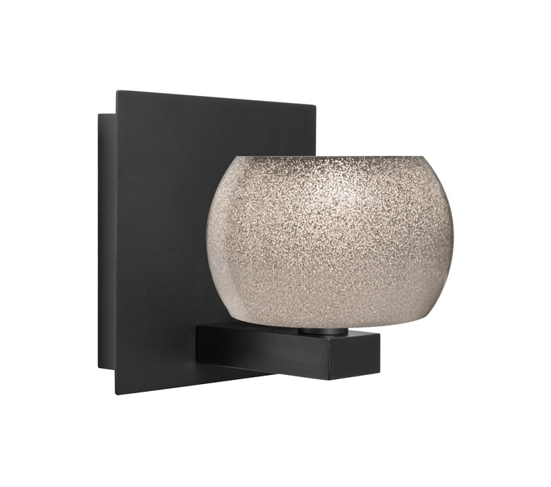 Besa 1WF-KENOSM-BK One Light Wall Sconce, Black