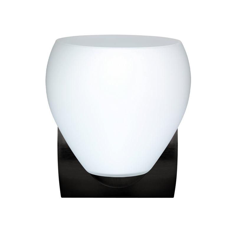 Besa 1WZ-412207-BK One Light Wall Sconce, Black