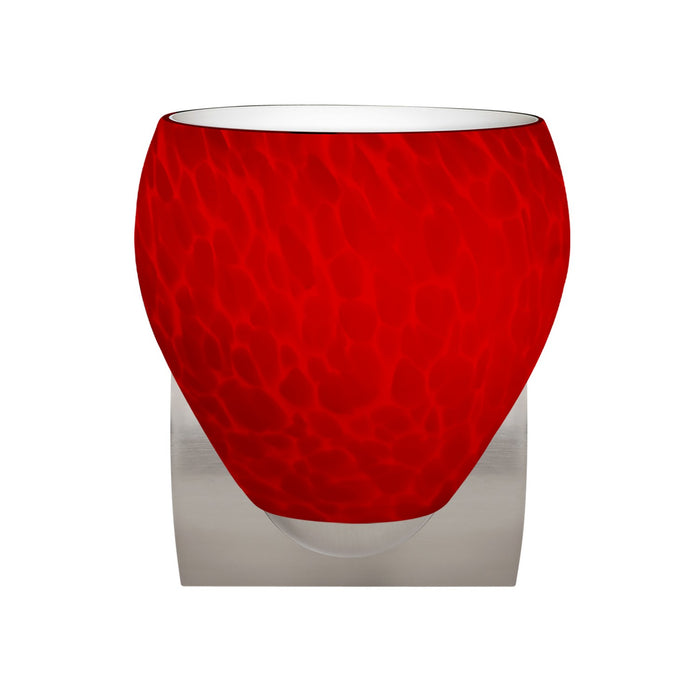 Besa 1WZ-4122RC-LED-SN LED Wall Sconce, Satin Nickel