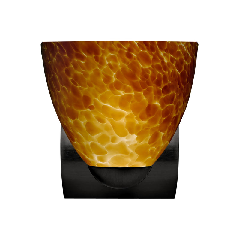 Besa 1WZ-757218-BK One Light Wall Sconce, Black