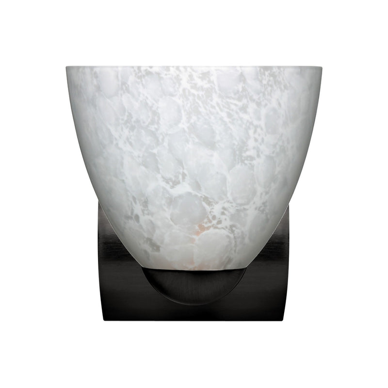 Besa 1WZ-757219-BK One Light Wall Sconce, Black