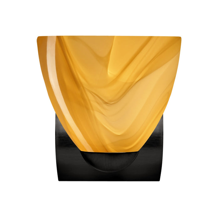 Besa 1WZ-7572HN-BK One Light Wall Sconce, Black