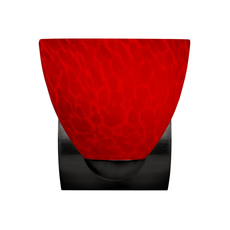 Besa 1WZ-7572RC-BK One Light Wall Sconce, Black