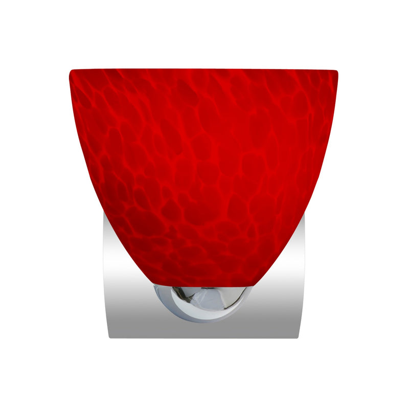 Besa 1WZ-7572RC-CR One Light Wall Sconce, Chrome