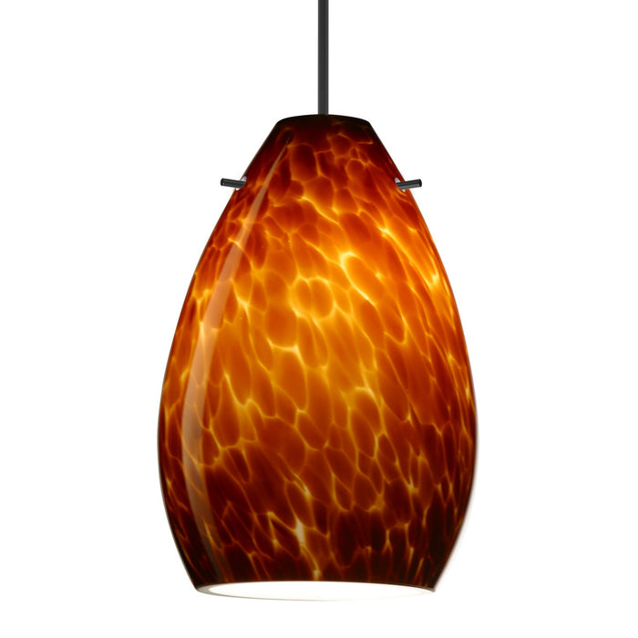 Besa 1XC-171318-BK One Light Pendant, Black