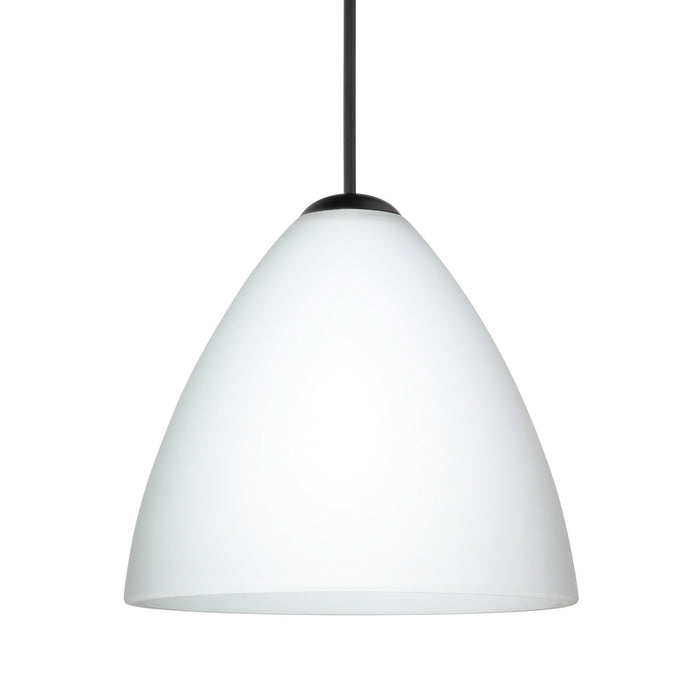 Besa 1XC-177907-BK One Light Pendant, Black