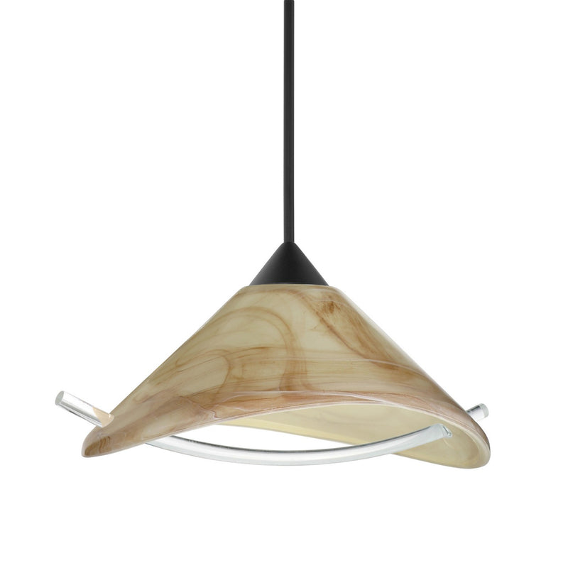 Besa 1XC-181305-LED-BK LED Pendant, Black