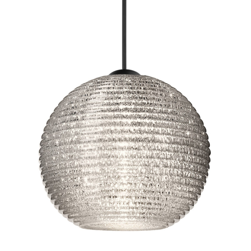 Besa 1XC-4615GL-LED-BK LED Pendant, Black
