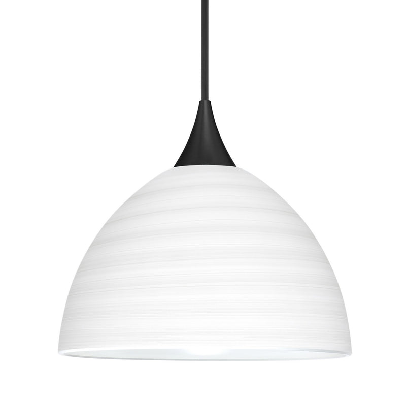 Besa 1XC-4679KR-BK One Light Pendant, Black