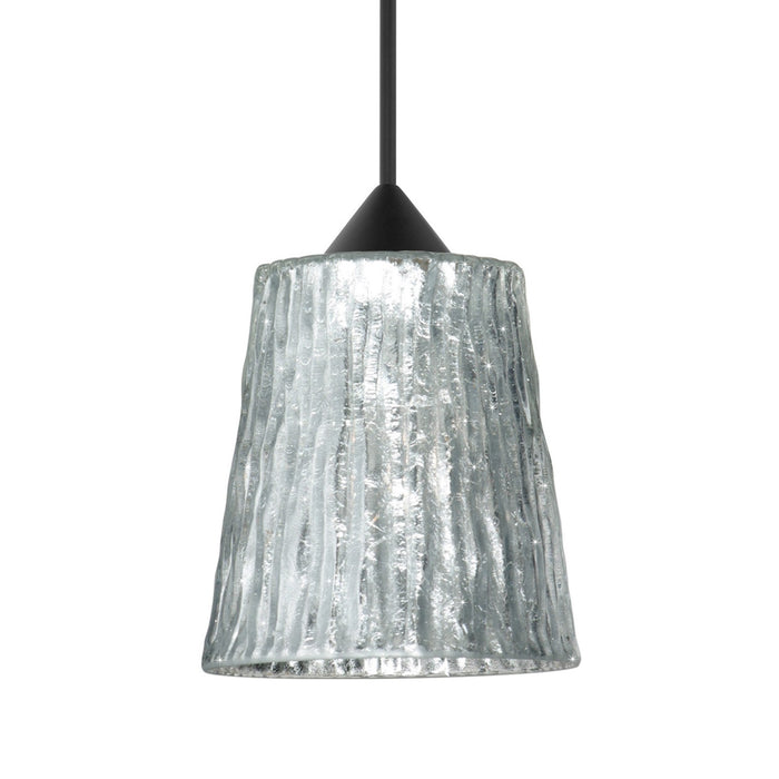 Besa 1XC-5125SF-LED-BK LED Pendant, Black