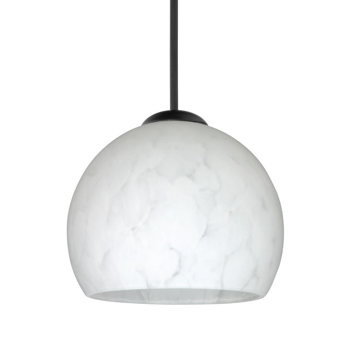 Besa 1XC-565819-BK One Light Pendant, Black