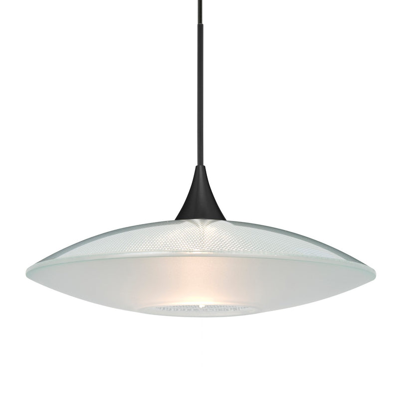 Besa 1XC-6294CL-LED-BK LED Pendant, Black