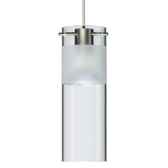 Besa 1XC-6527EC-LED-SN LED Pendant, Satin Nickel