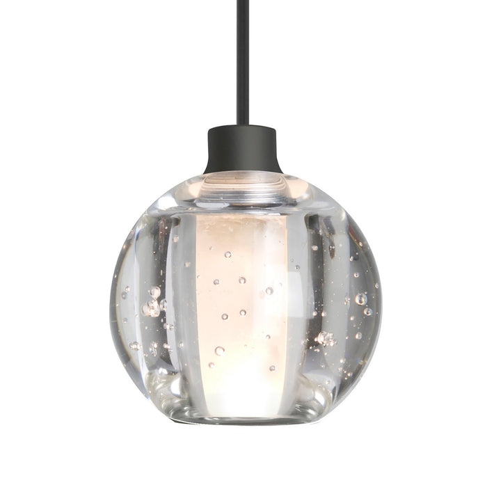 Besa 1XC-BOCA5BB-BK One Light Pendant, Black
