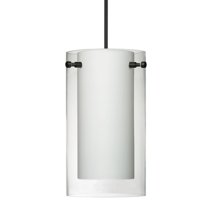 Besa 1XC-C44007-LED-BK LED Pendant, Black
