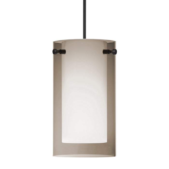 Besa 1XC-S44007-BK One Light Pendant, Black