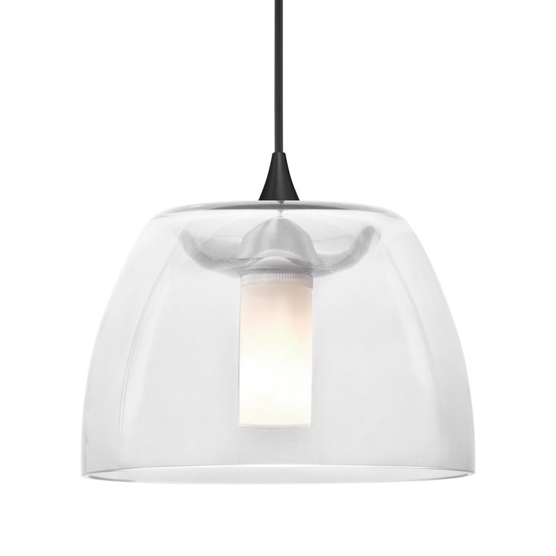Besa 1XC-SPURCL-BK One Light Pendant, Black
