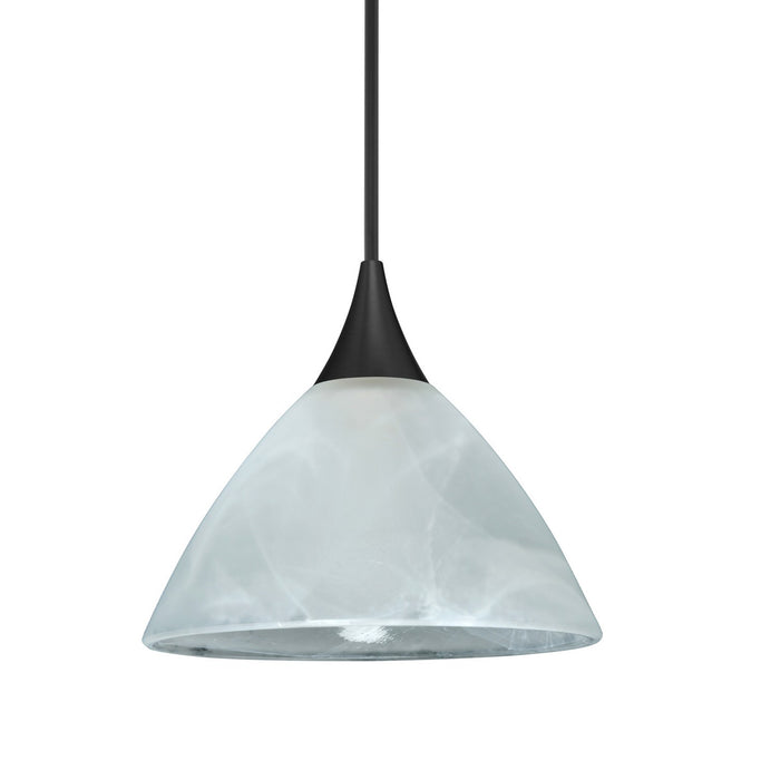 Besa 1XT-174352-LED-BK LED Pendant, Black