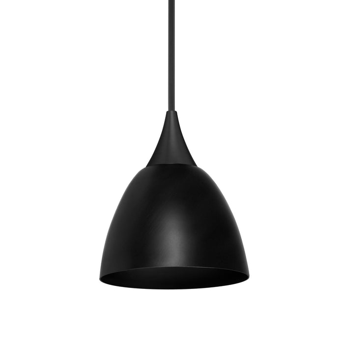 Besa 1XT-1858BK-BK One Light Pendant, Black