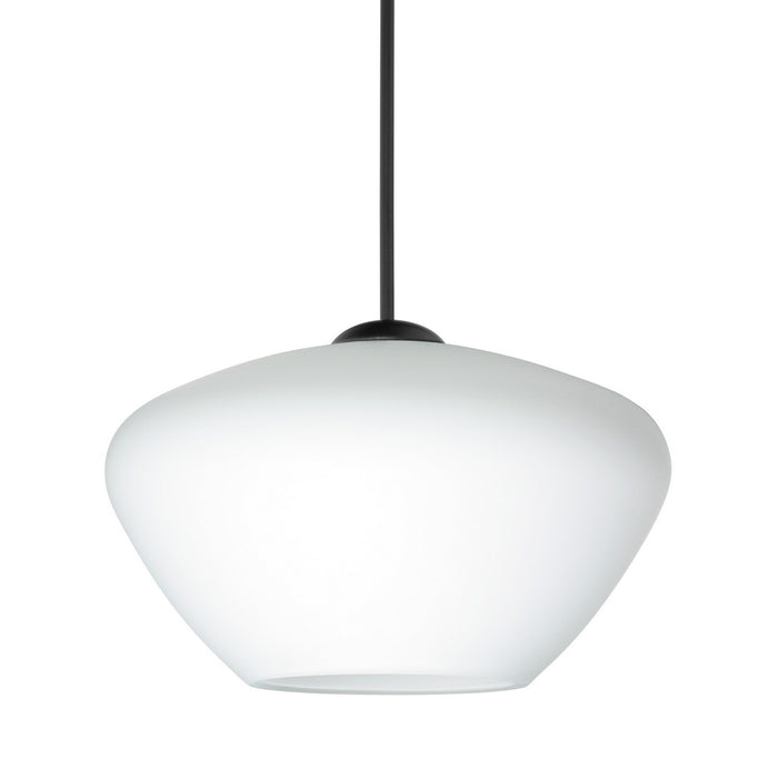 Besa 1XT-541007-BK One Light Pendant, Black