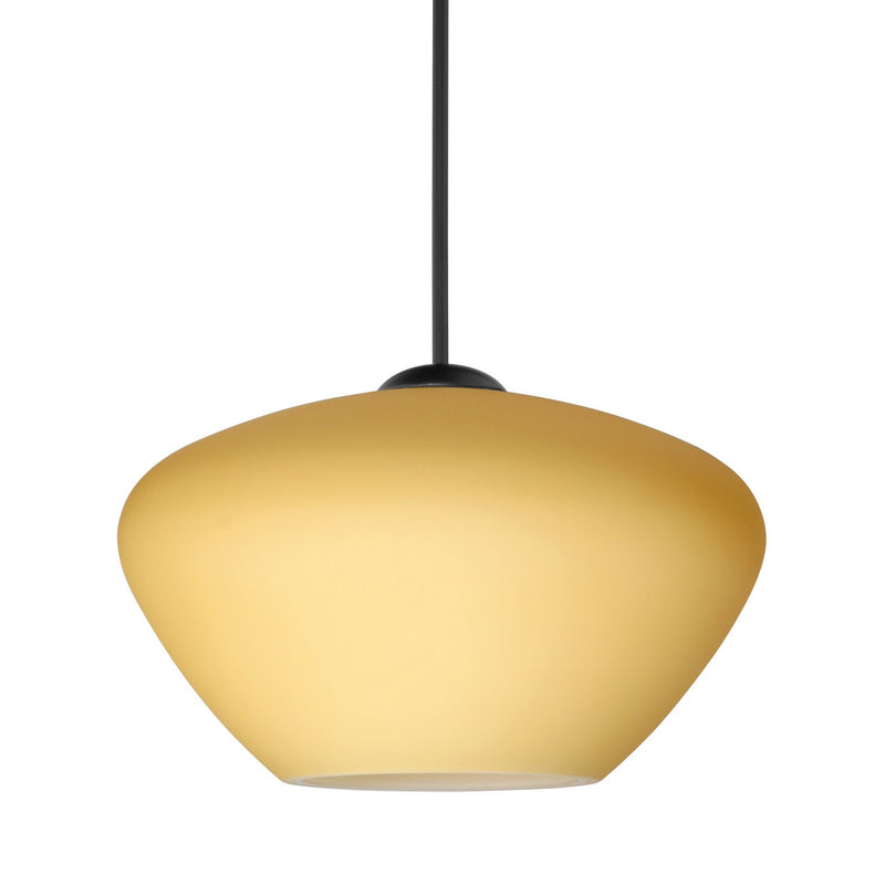 Besa 1XT-5410VM-BK One Light Pendant, Black