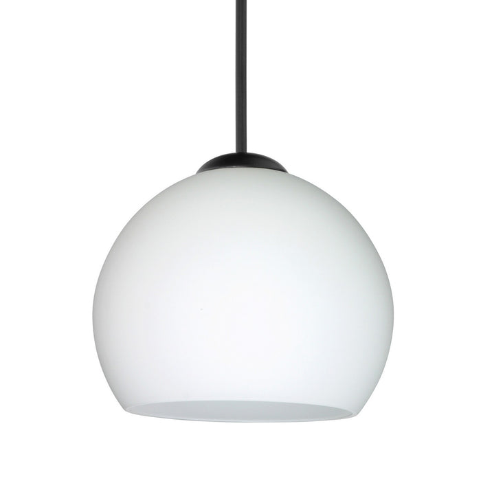 Besa 1XT-565807-BK One Light Pendant, Black