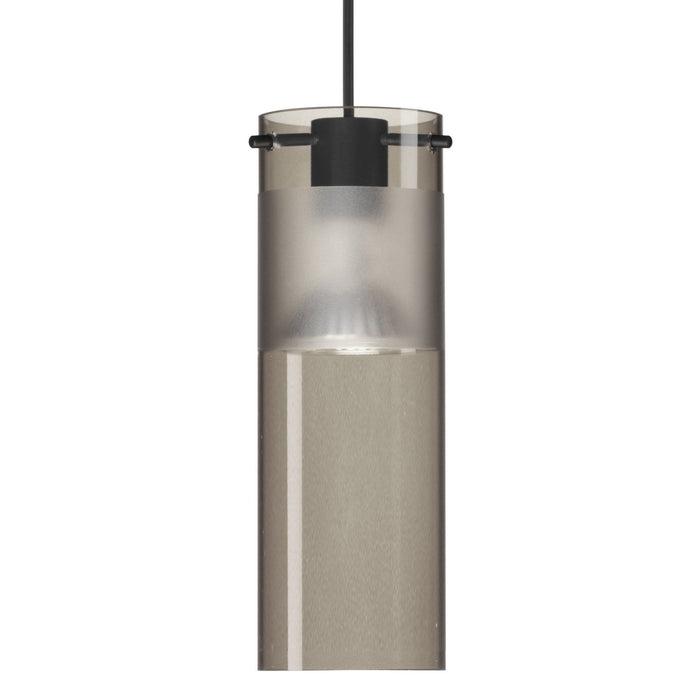 Besa 1XT-6527ES-BK One Light Pendant, Black
