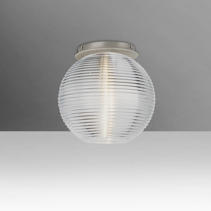 Besa 461600C-LED-SN Ceiling Mount, Satin Nickel