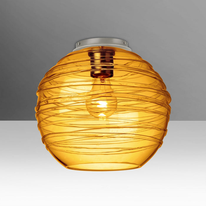 Besa 462782C-EDIL-SN Ceiling Mount, Satin Nickel