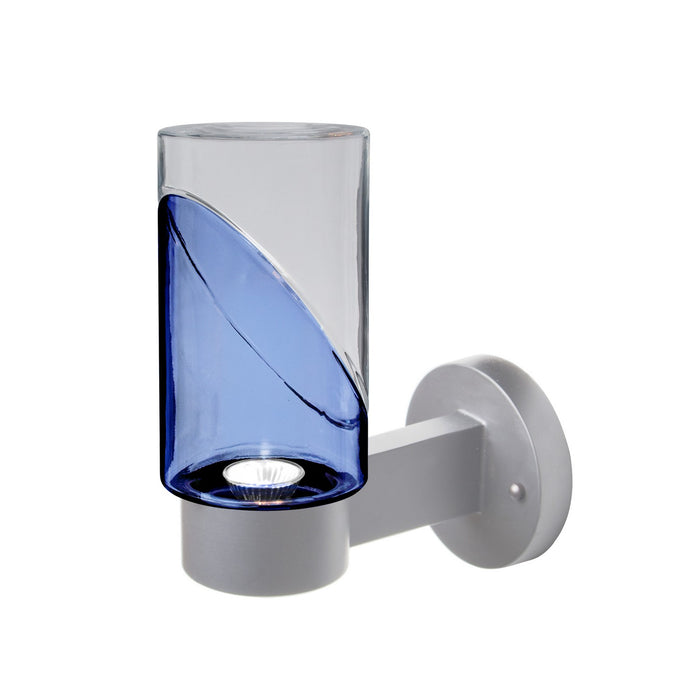 Besa BLINKBL-WALL-LED-SL Outdoor Wall Sconce, Silver