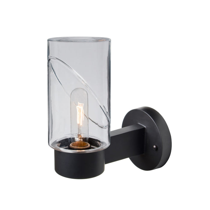 Besa BLINKCL-WALL-BK Outdoor Wall Sconce, Black