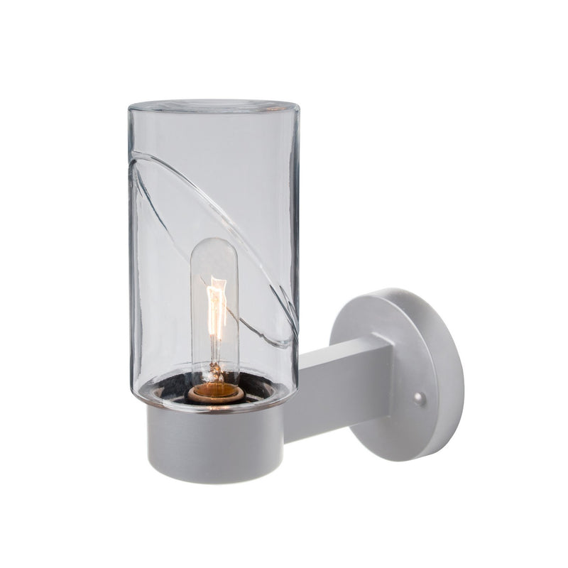 Besa BLINKCL-WALL-LED-SL Outdoor Wall Sconce, Silver