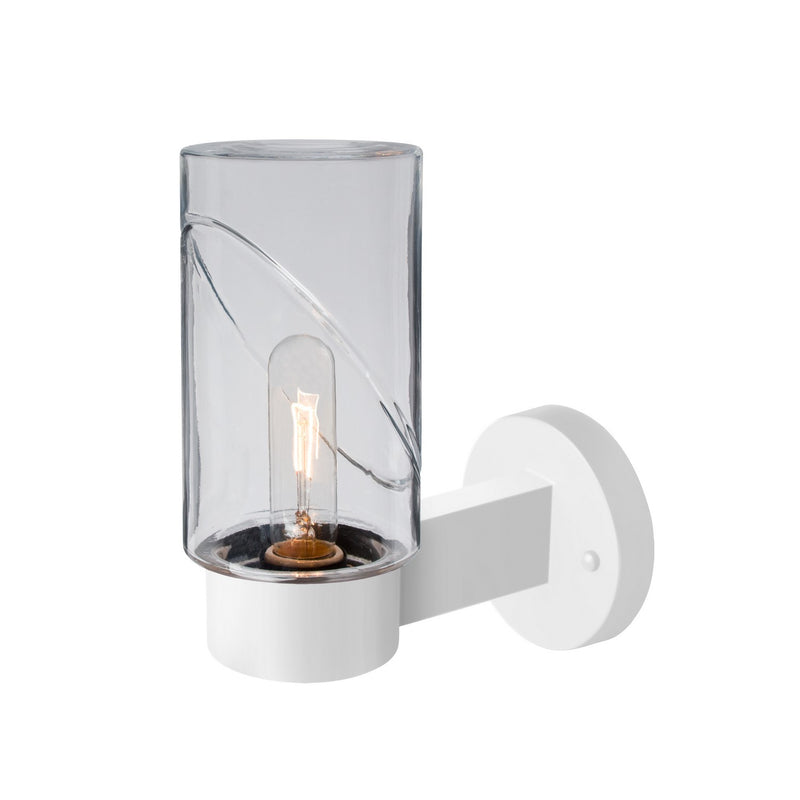 Besa BLINKCL-WALL-WH Outdoor Wall Sconce, White
