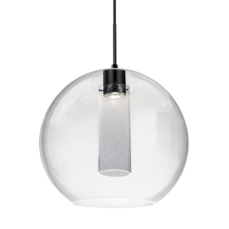 Besa J-ELICL-LED-BK Pendant, Black