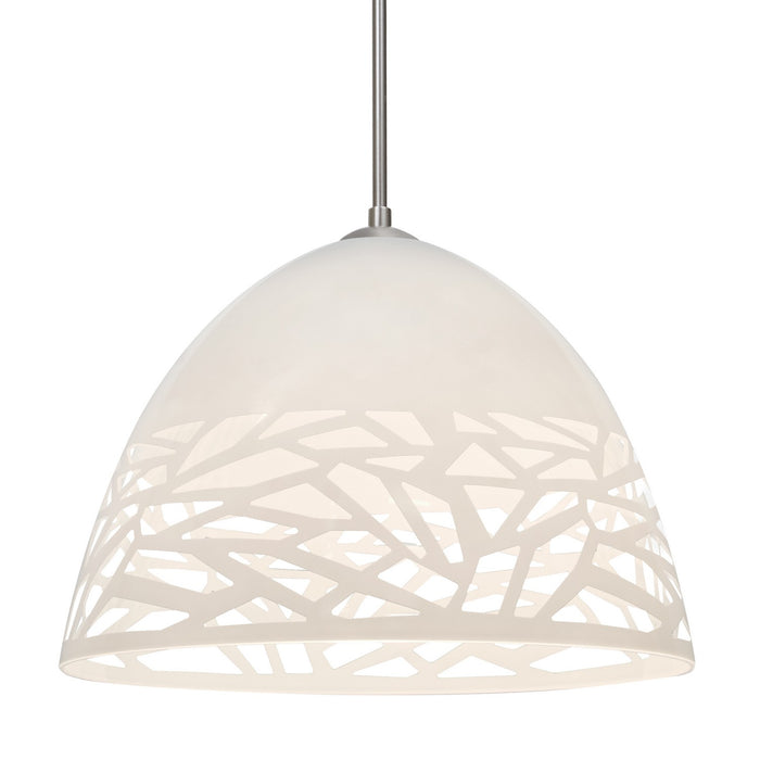 Besa J-KIEVWH-SN Pendant, Satin Nickel