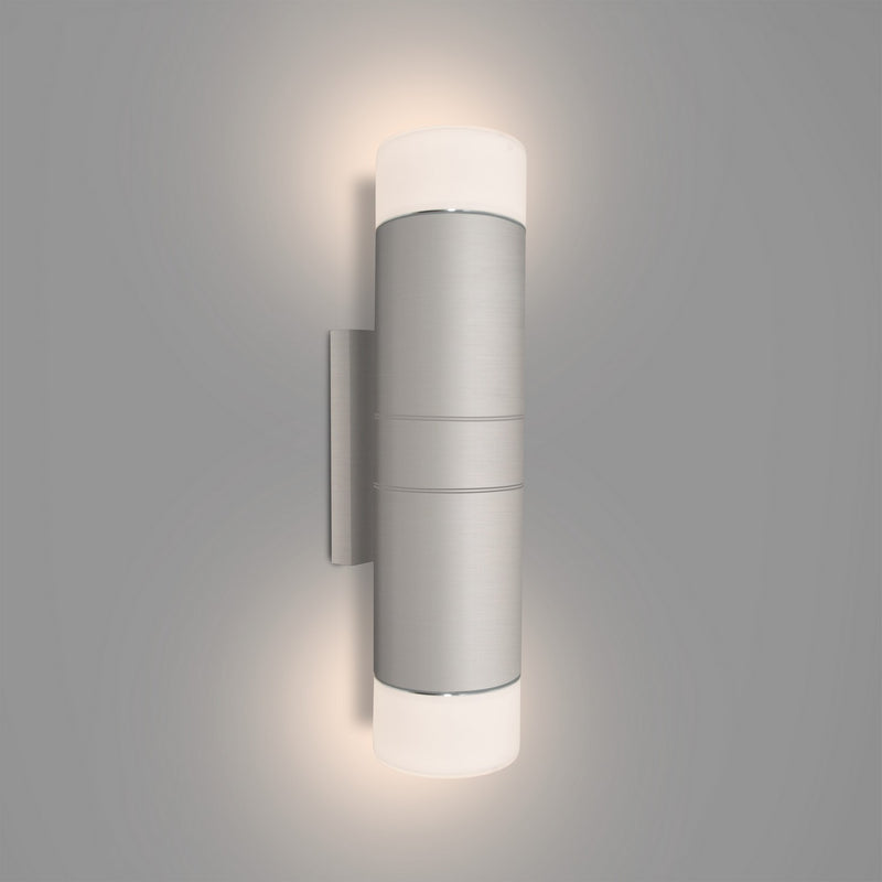 Besa KAYA24-SW-LED-SL Wall Sconce, Silver