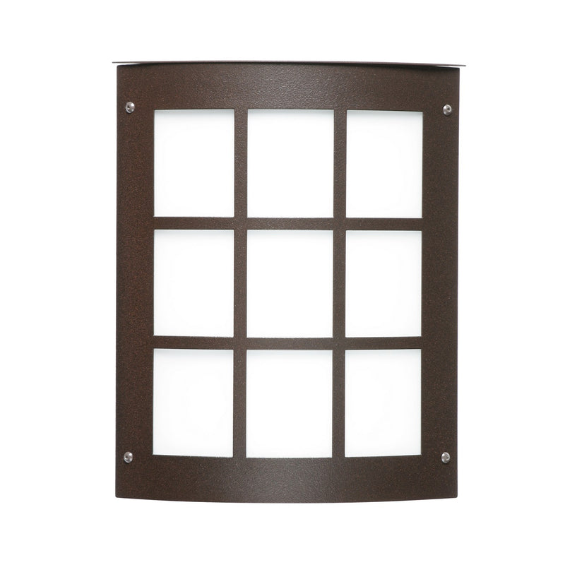 Besa MOTO11GR-WA-LED-BR Outdoor Lantern, Bronze