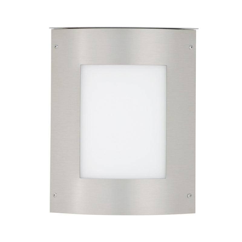 Besa MOTO11SQ-WA-LED-SL Outdoor Lantern, Brushed Aluminum