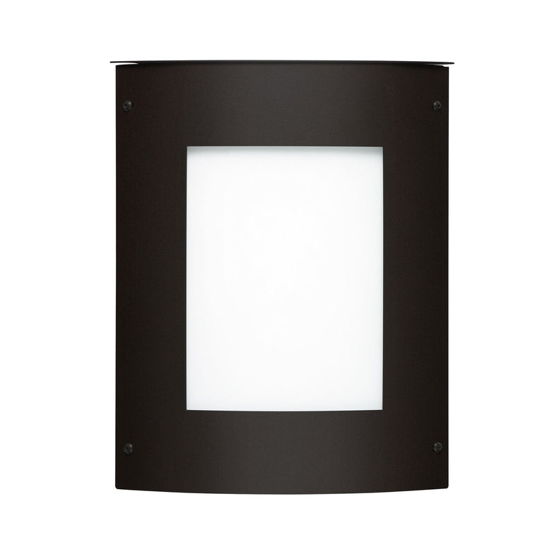 Besa MOTO13SQ-WA-LED-BK Outdoor Lantern, Black