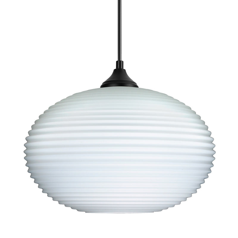 Besa OP-491307-LED-BK Pendant, Black