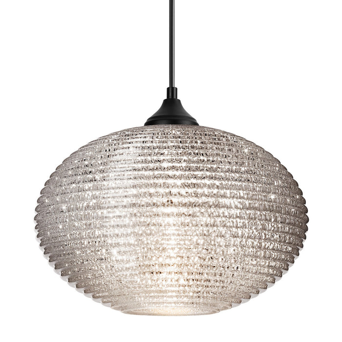 Besa OP-4913GL-LED-BK Pendant, Black