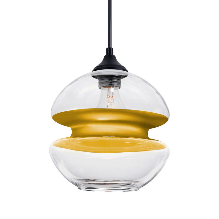 Besa OP-HULA8GD-EDIL-BK Pendant, Black