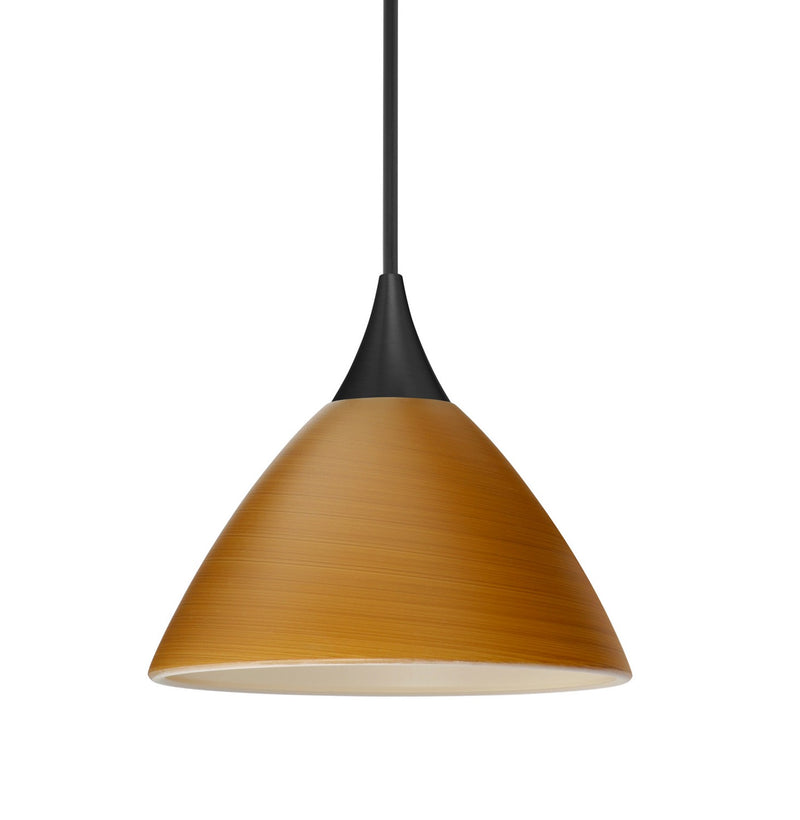 Besa RXP-1743OK-LED-BK Pendant, Black