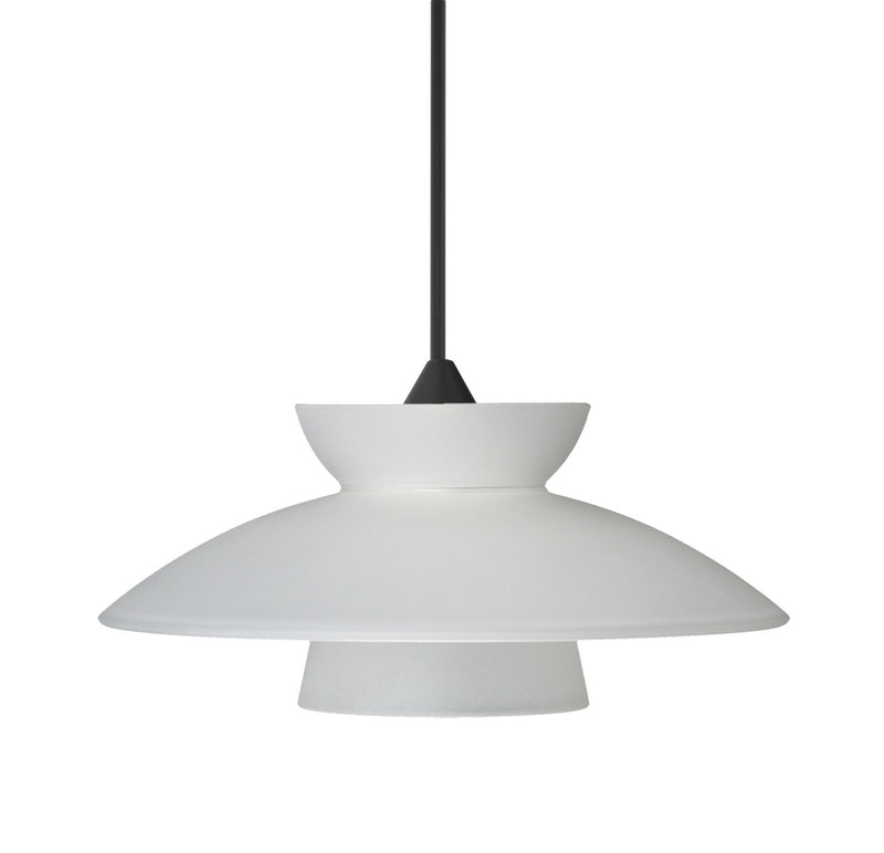 Besa RXP-271825-LED-BK Pendant, Black