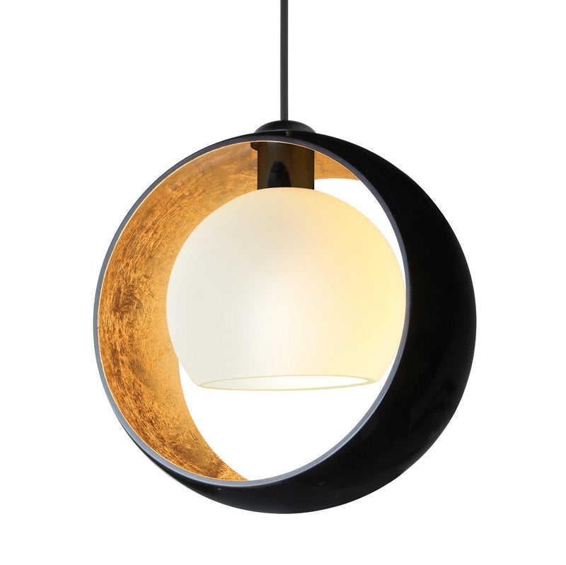 Besa RXP-4293GF-LED-BK Pendant, Black