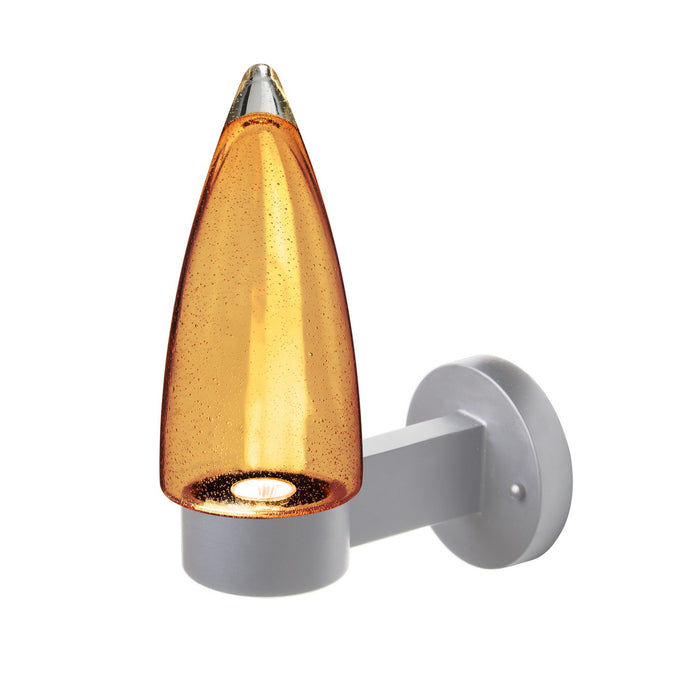 Besa SULUAM-WALL-LED-SL Wall Sconce, Silver