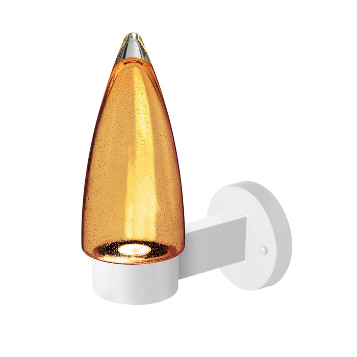 Besa SULUAM-WALL-LED-WH Wall Sconce, White
